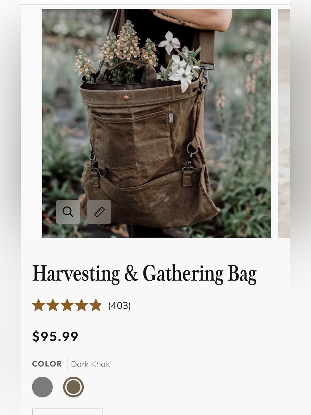 Harvesting & Gathering Messenger Bag Unisex